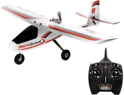 HobbyZone RC Airplane AeroScout S 2 1.1m RTF Basic (Battery and Charger Not Included) with Safe Technology HBZ380001 Airplanes (RTF) Trainers