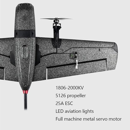 Remote Control Airplane for Adults Ranger T1 VTOL 2.4G EPP Vertical Takeoff and Landing Fixed-Wing RC Aircraft with FPV Camera Mount and Flight Controller