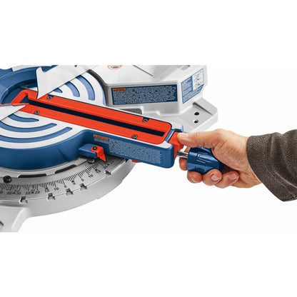 BOSCH GCM18V-07SN PROFACTOR™ 18V 7-1/4 In. Single-Bevel Slide Miter Saw - Mobile, Cordless Solution, 3-3/4 In. Nested Crown Cutting, 8-1/4 In. Crosscut Capacity (Bare Tool)