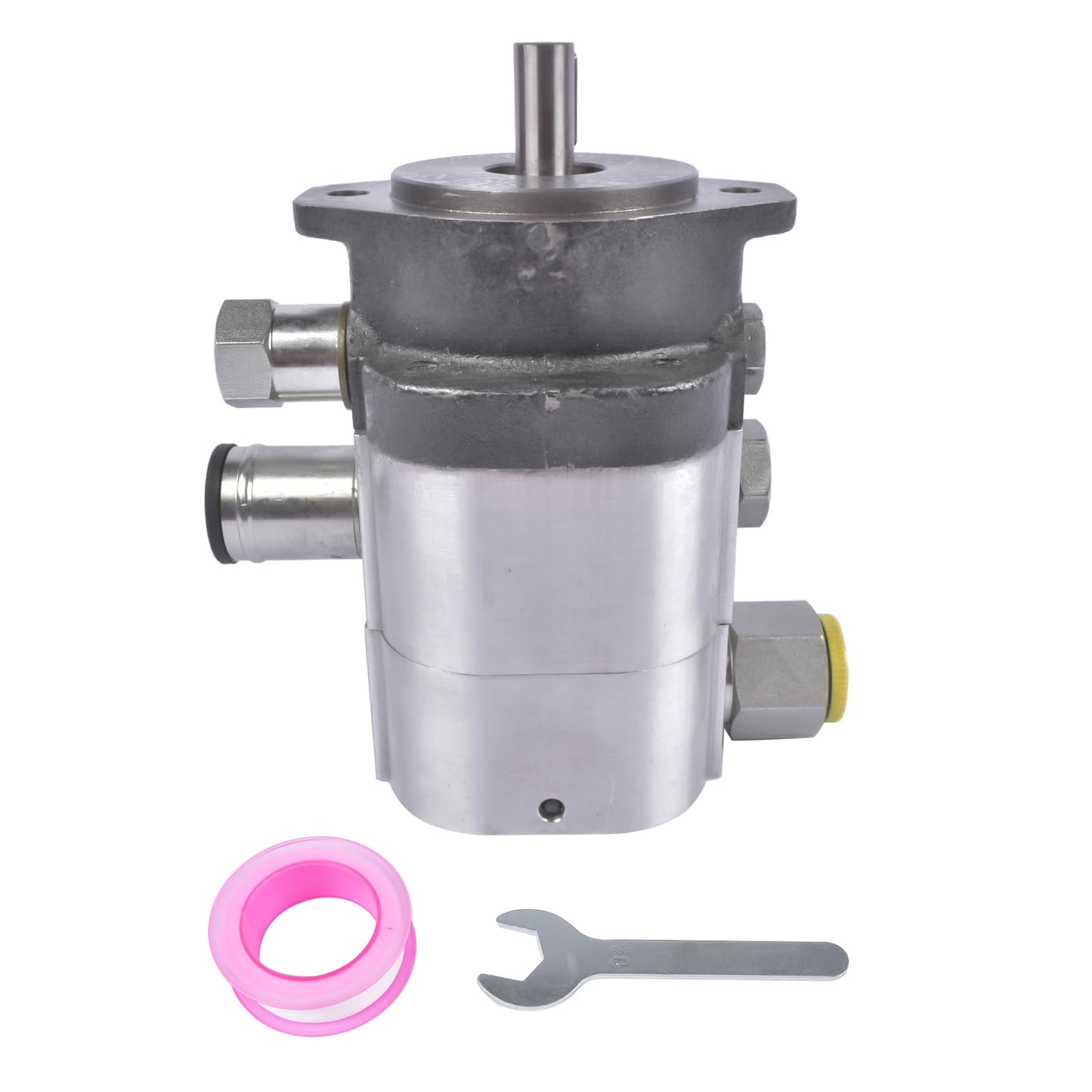 Hydraulic Wood Log Splitter Pump - 22 GPM | 2 Stage | 3000 PSI | Aluminum HI/LO Gear Pump with 3600 RPM, NPT3/4 Outlet Port, NPT1 Inlet Port, 5/8" Diameter Shaft