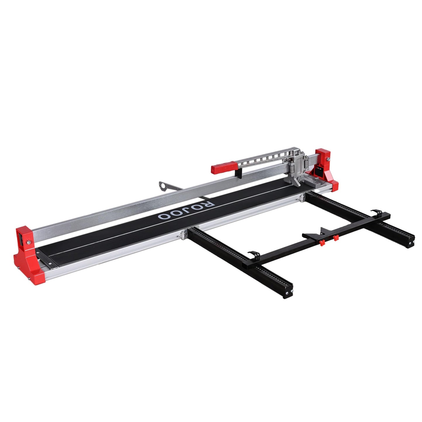 ROJOO 32/48 inch Manual Tile Cutting Machine Wide Aluminum Bottom Plate Single Slide Rail Adjustable Ceramic Porcelain Tile Cutter Heavy Duty (48inch/120cm)