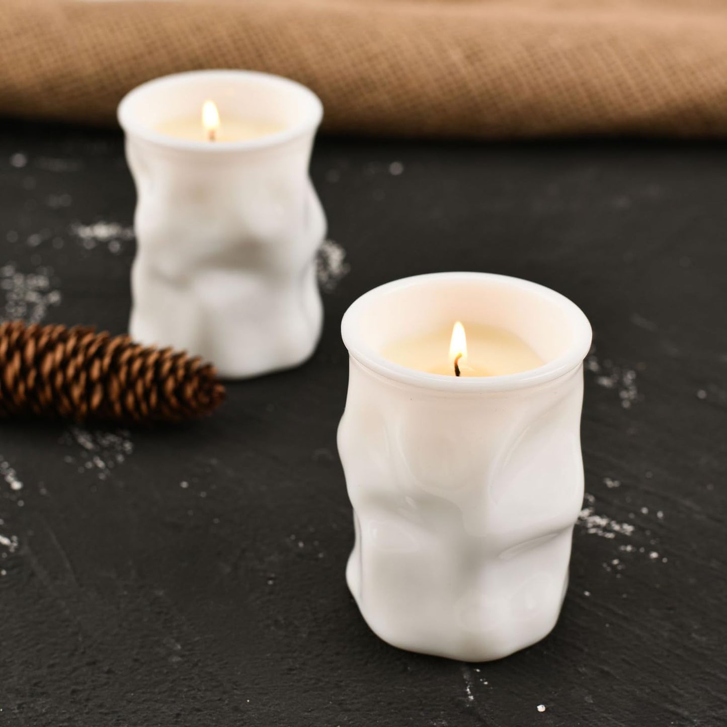 Scented Candle Chakra Ceramic Cup Shape,300G Aroma Soy Wax Greek Aesthetic Prayer Decorative Candle for Table Photo Prop,Prefect Gift for Meditation Stress Relief Mood Boosting Bath Yoga