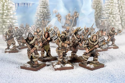 Kings of War 3rd Edition: Northern Alliance: Clansmen Regiment with Two-Handed Weapons