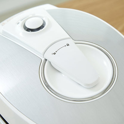 CUCKOO CRP-HS0657FW 6-Cup (Uncooked) 12-Cup (Cooked) Induction Heating Pressure Rice Cooker with Nonstick Inner Pot & 16 Menu Modes (White/Silver, Made in Korea)