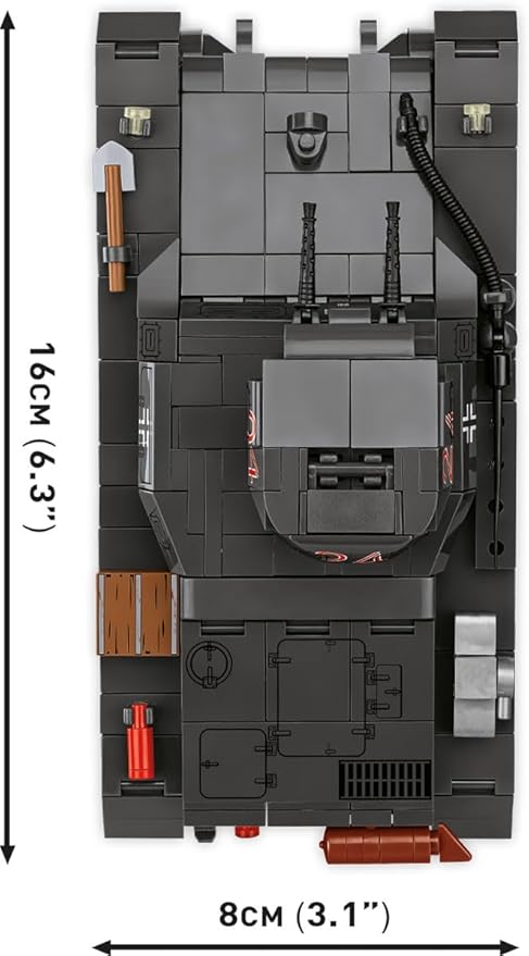 COBI Historical Collection WWII Panzerkampfwagen I (France 1940) Tank Building Set 654 Pieces