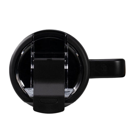 HydroJug Coffee Traveler 20 oz - Leak-Resistant, Ceramic-Lined Insulated Travel Coffee Mug for Hot or Cold Drinks with Flip Lid & Handle, Dishwasher Safe Coffee Tumbler, Black