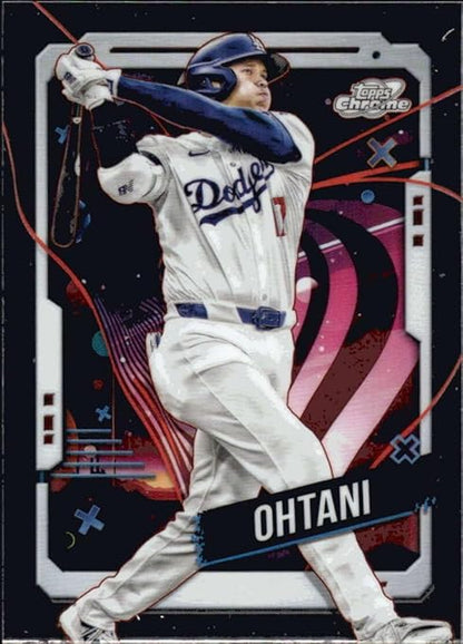 2024 Topps Chrome Cosmic #196 Shohei Ohtani Los Angeles Baseball Card - Sportscard Superstore