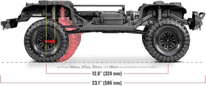 Traxxas TRX-4 Defender Clipless-Silver