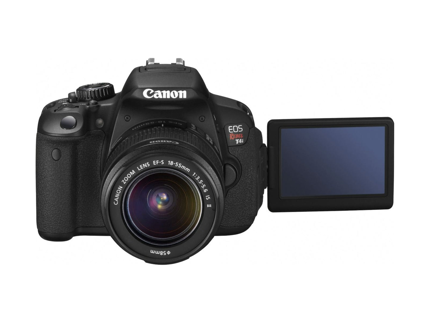 Canon EOS Rebel T4i 18.0 MP CMOS Digital Camera with 18-135mm EF-S is STM Lens (Renewed), Black