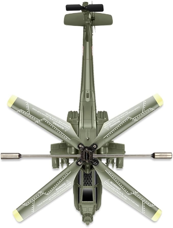 POCO DIVO Apache AH-64 Helicopter RC Flight Infrared 3CH AH64 S109 Gyro Military Aircraft Model S109G
