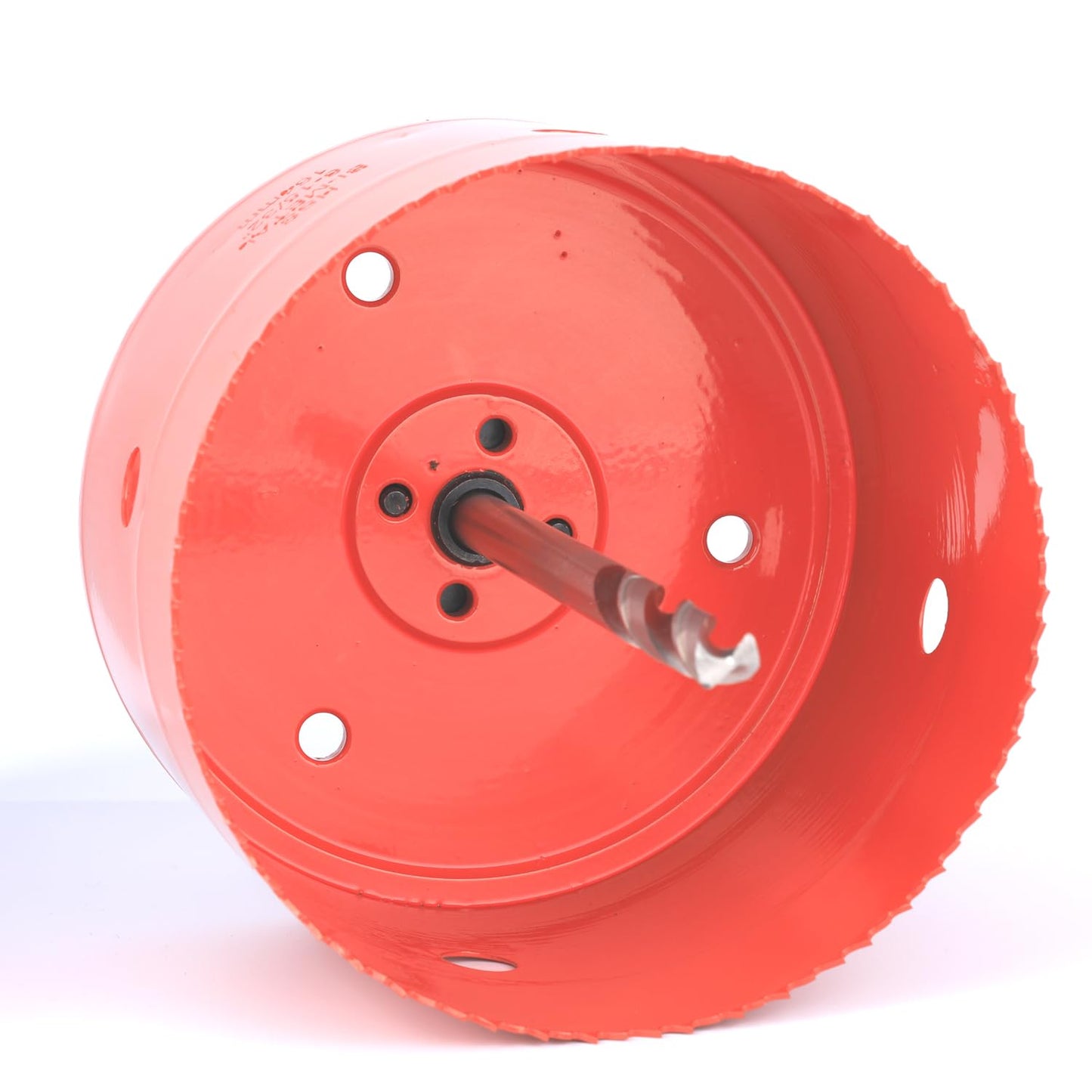 JIECHENG 4-1/4 Inch Deep Hole Saw 6-1/2 Inch Diameter for Cutting Thick Wood, Profiles, Closed Profiles, and Large Corrugated Pipes