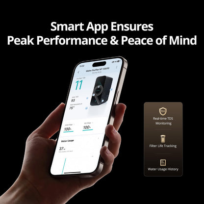 VIOMI Master M1 1000 GPD Reverse Osmosis Alkaline Mineralization pH+ Water Filter, Lead & PFAS Reduction, Under Sink Tankless RO System, NSF/ANSI 42 & 58 & 372, Smart Faucet & App Monitor, BPA Free