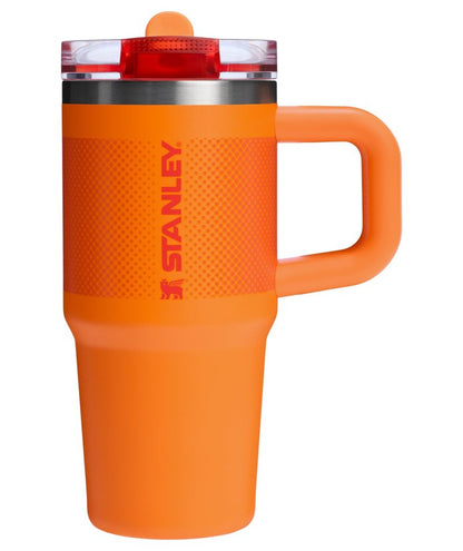 STANLEY Quencher ProTour Flip Straw Tumbler with Leakproof Lid 14 oz | Built-In Straw and Handle | Cup Holder Compatible for Travel | Insulated Stainless Steel Cup | BPA-Free | Goldenrod Fade