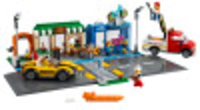 LEGO City Shopping Street 60306 Building Kit Cool Building Toy for Kids New 2021 (533 Pieces)