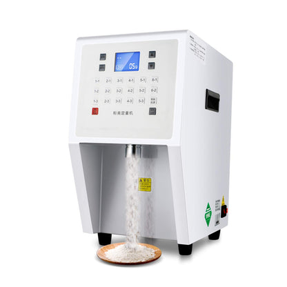 Kolice Commercial Automatic Powder Dispenser Machine, Powder Quantifier Quantitative Machine - For Powder of Sugar,Coffee,Cocoa, Milk Dispensing, 17 Memory Buttons