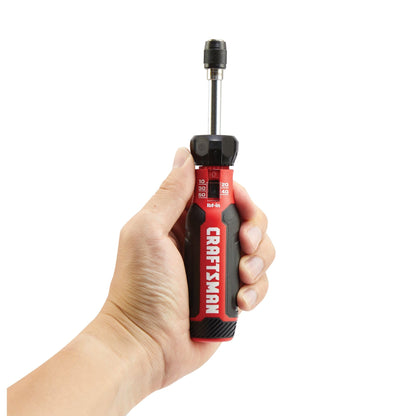 CRAFTSMAN Torque Screwdriver Set with Storage, 1" Phillips, Slotted, Hex, Torx and Square Screwdriving Bits, 29 Piece (CMHT68130)