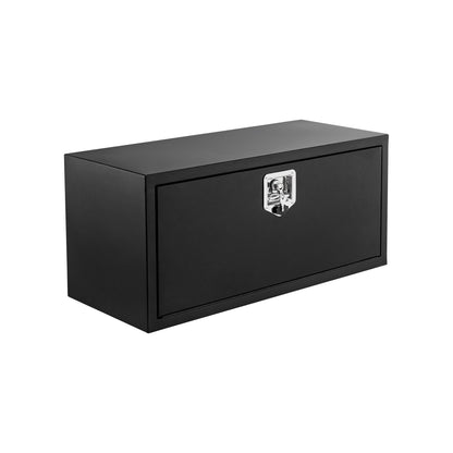 GAOMON Truck Tool Box with T-Handle Lock, Heavy Duty Truck ToolBox Truck Storage Organizer Tool Box Chest For Truck Bed, RV, Trailer (18 * 18 * 24-Black, Black)