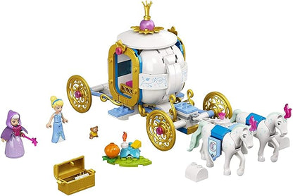 LEGO Disney Cinderella’s Royal Carriage 43192 Creative Building Kit That Makes a Great Gift New 2021 (237 Pieces)