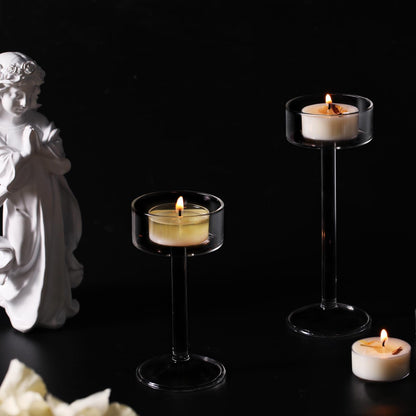 48Pcs Citronella Scented Tealight Candles, Palm Wax White Tea Lights, 4h Long Burning Tea Light Candles with Dried Flowers for Holiday, Wedding, Spa, and Home Decoration