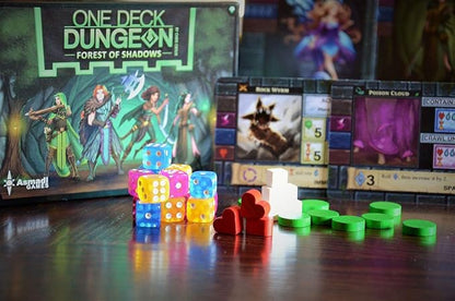 Asmadi Games One Deck Dungeon: Forest of Shadows Board Games  Green
