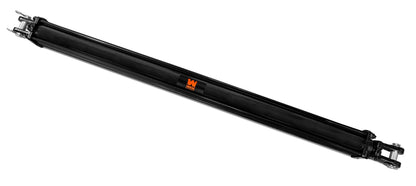 WEN TR3048 2500 PSI Tie Rod Hydraulic Cylinder with 3 in. Bore and 48 in. Stroke , Black