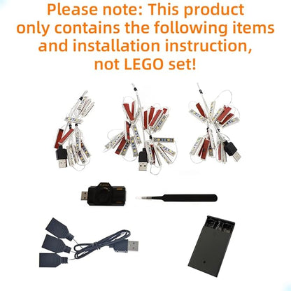 LED Light Kit Compatible with Lego Titanic - Lighting Set for Creator 10294 Building Model (Model Set Not Included)