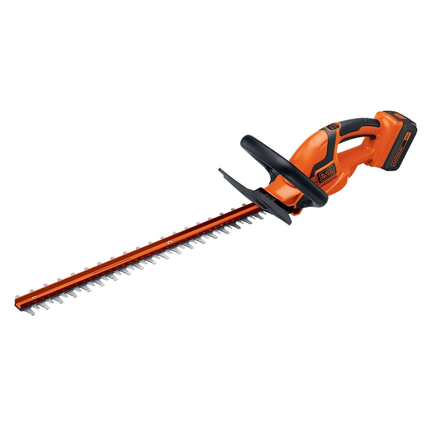 BLACK+DECKER 40V MAX Hedge Trimmer, Cordless, 24-Inch Blade, Battery and Charger Included (LHT2436)