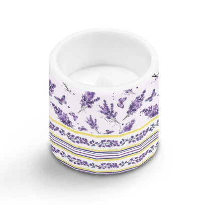Cozeyat Lavender LED Candles Set of 4 Battery Powered Flameless with Remote Timer Dancing Flame Waterproof for Home Garden Patio Table