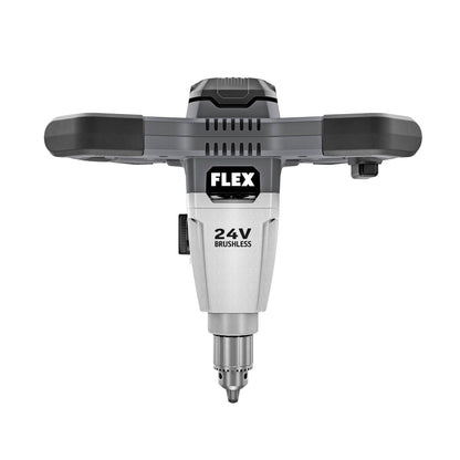 FLEX 24V Brushless Cordless Mud Mixer Tool Only, Battery and Charger Not Included - FX6151-Z, Grey/Black