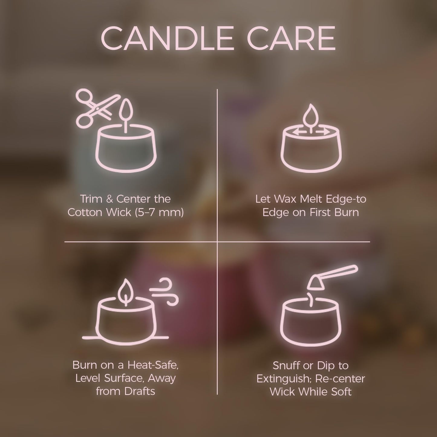 Scented Candles Gift Set for Women with Sayings, 4 Pack Aromatherapy Candles with Four Scents, Birthday Mothers Day Inspirational Gifts for Women, 120H Long Lasting Burn 17.6 Oz