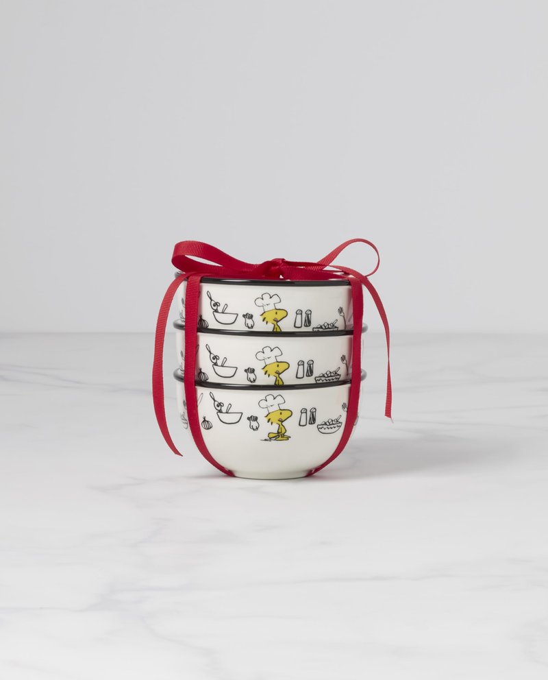 Lenox 897684 Chef Snoopy Mini Bowls, Set Of 3