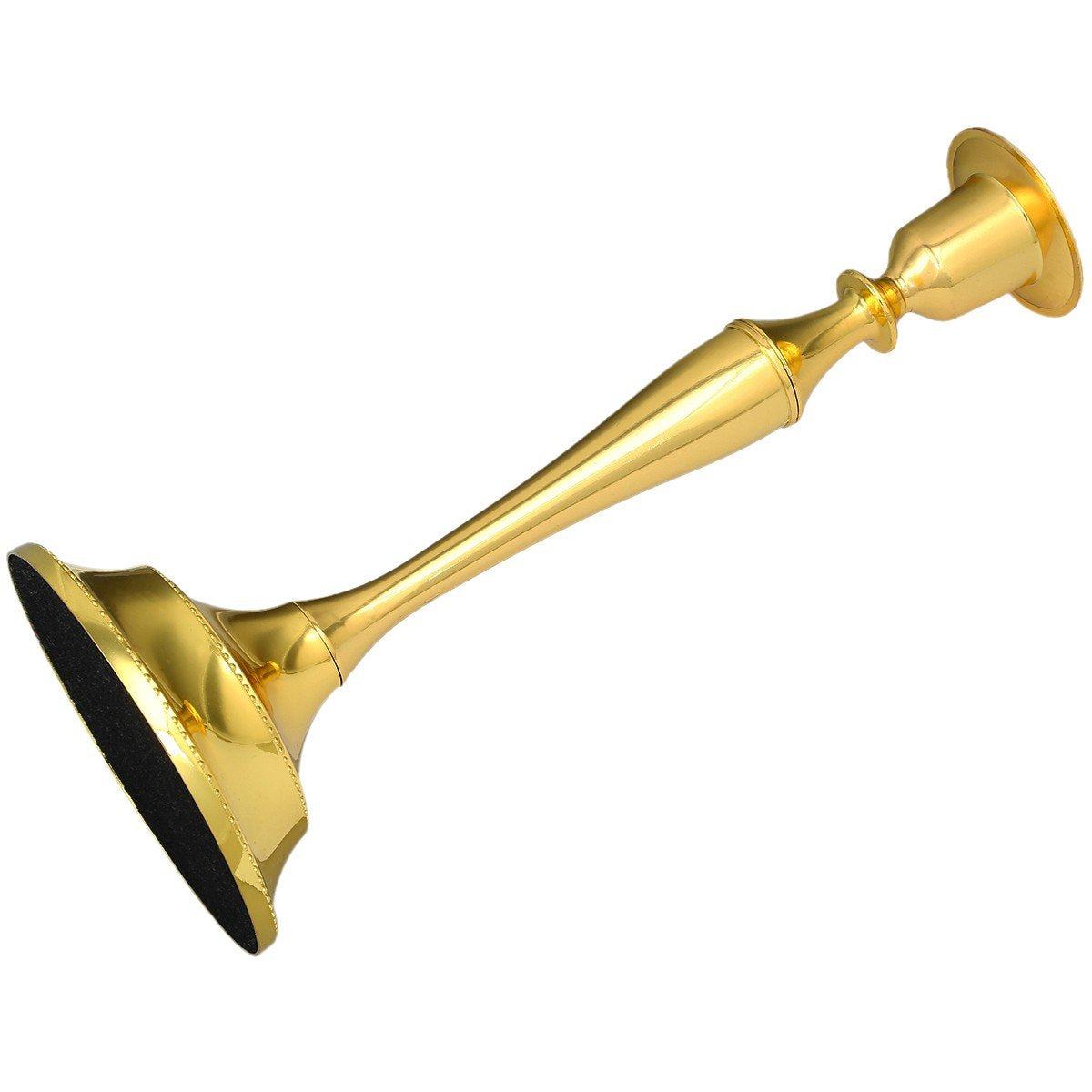 rockcloud Metal Taper Candle Holder Candlestick Decorative Centerpiece,9 inches,Gold