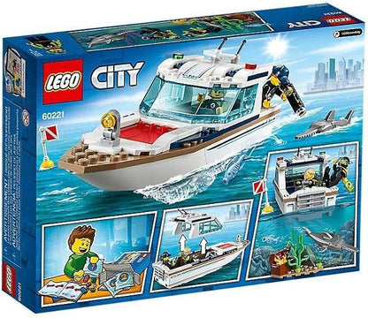 LEGO City Great Vehicles Diving Yacht 60221 Building Kit (148 Pieces)