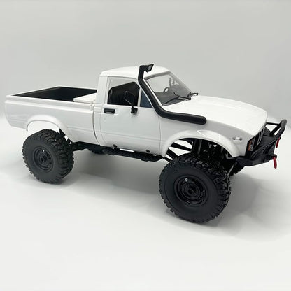 WPL C24-1 RC Rock Crawler 4x4 RC Truck Off Road 1/16 RC Crawler Remote Control Truck Pickup RTR All Terrain 2.4 GHz with Proportional Throttle Steering Independent Suspension for Adults
