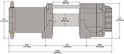 KFI 2000lb ATV Series Winch