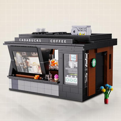 CaDA Master C66005W Japanese Coffee House Building SetMOC Construction Coffee Shop Modular Buildings with Lights768PCS City House Idea Collect Gift for Adults