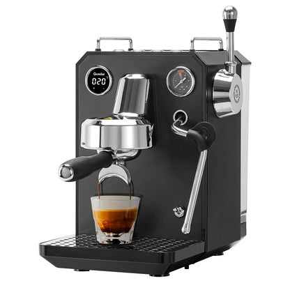 Gemilai Espresso Machine & Coffee Grinder& Milk Frothing Pitcher for Cappuccino, Latte