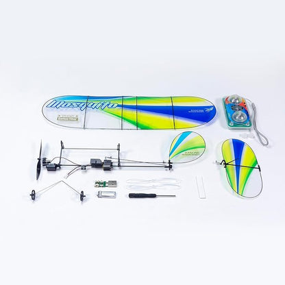 E43 Mosquito RTF RC Airplane for Adults Micro EPP RC Foam Plane 14.1 Inch Wingspan 2.4GHz 3CH Slow Flyer for Indoor Fly
