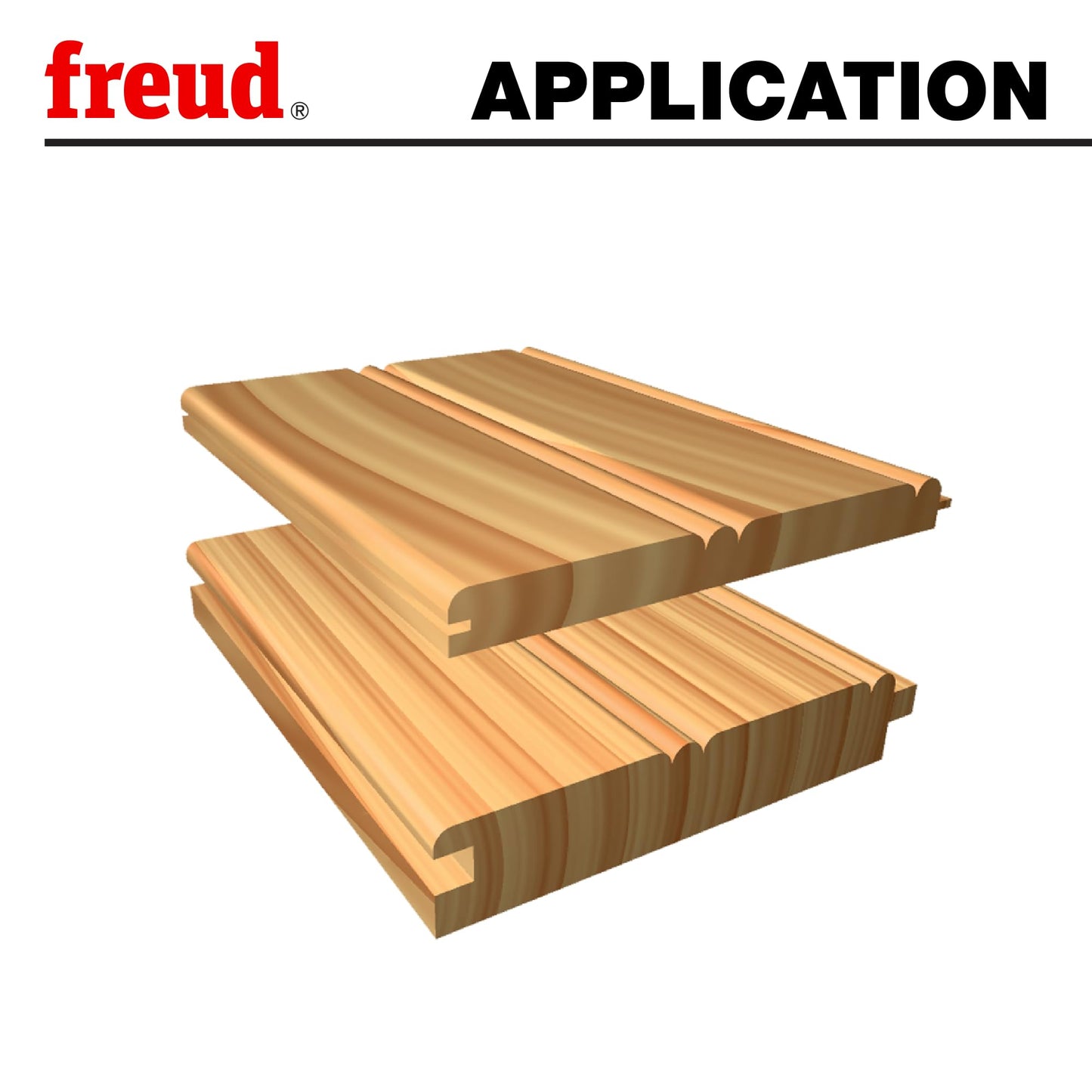 Freud 99-472: 1-7/8" (Dia.) Beadboard Tongue & Groove Bit with 1/2" Shank