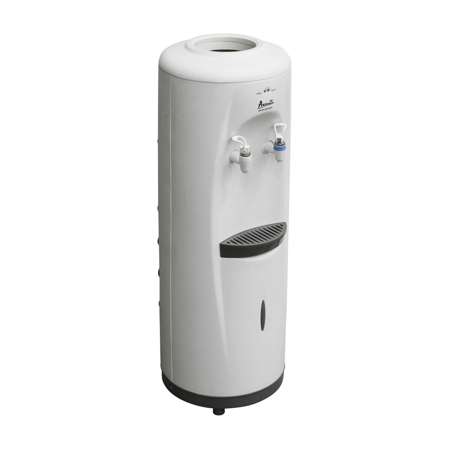 Avanti Water Cooler Dispenser Top Loading, Holds 3 & 5 Gallon Bottles with Stainless Steel Reservoir, Cold and Room Temperature, Perfect for Homes, Kitchens, Offices, Dorms, White