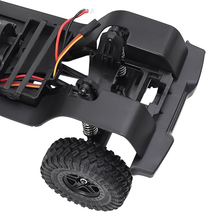 for TRX4M 155mm 6.10in Wheelbase Assembled Frame Chassis Front Rear Axles Gearbox for 1/18 AX-8560 Rc Crawler TRX4-M Bronco Defender