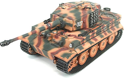 POCO DIVO German Tiger I Heavy Tank 1/24 Infrared IR Combat Panzer RTR 2.4Ghz RC Armored Vehicle Taigen 3841-11-L-C Late Version Airbrush Paint Sound Light Recoil WWII Military Model Camouflage