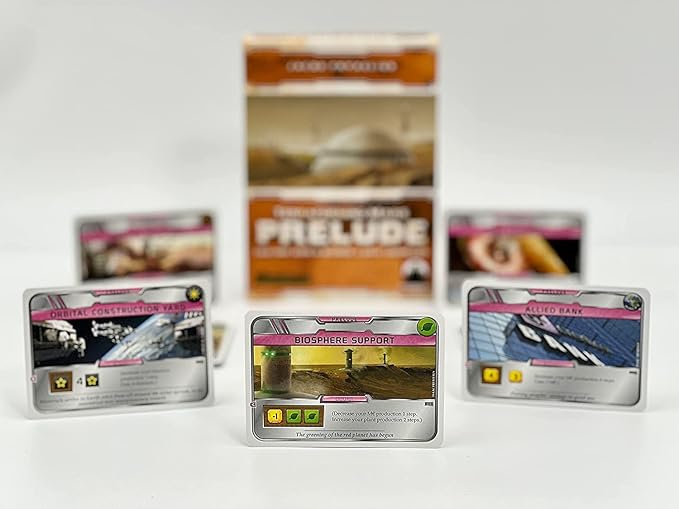Terraforming Mars: Prelude Expansion by Stronghold Games | Engine-Building Card Module with Accelerated Start | Add Corporations and Projects | 1-5 Players Ages 12+ | Requires Base