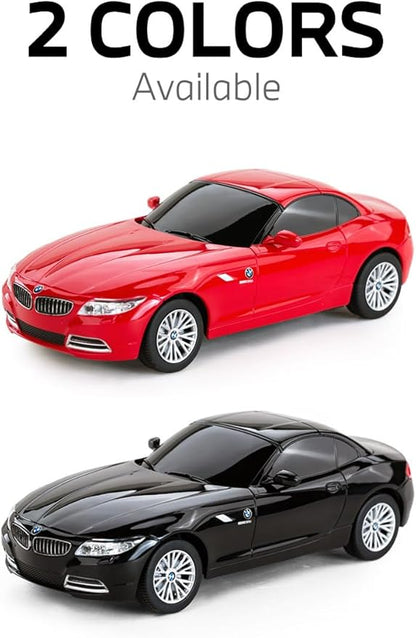 RASTAR 39700 1/24 BMW Z4 RC Car - Ideal Gifts for Play &amp Display - Officially Licensed Toy Car Model with Remote Controller for Kids Teens &amp Adults - Red