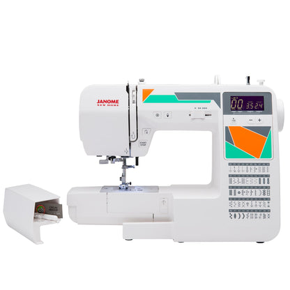 Janome MOD-50 Computerized Sewing Machine with 50 Built-In Stitches, 3 One-Step Buttonholes, Drop Feed and Accessories