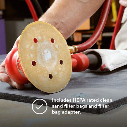 3M™ Self-Generated Vacuum Random Orbital Sander, 20327, 6 in, 3/16 in Orbit, 1 ea/Case