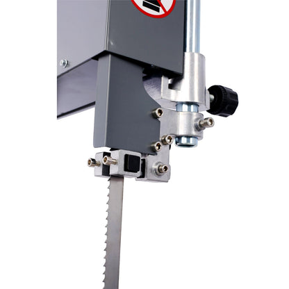PULLAFUN Commercial Meat Band Saw Machine, 2-in-1 Stainless Steel Butcher Meat Grinder and Sausage Stuffer, Blade Bone Sawing, Meat Cutting Bandsaw Workbench