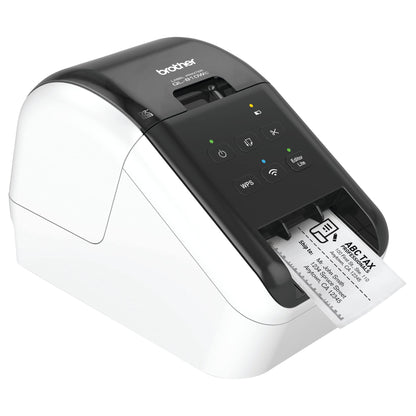 Brother QL-810Wc Professional Printer with USB and WiFi connectivity, Ultra-Fast up to 110 Labels per Minute with Standard Address in Monochrome, Black & Red Printing Available