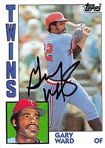 Sports Memorabilia Autograph Warehouse 247547 Gary Ward Autographed Baseball Card - Minnesota Twins 1984 Topps - No. 67