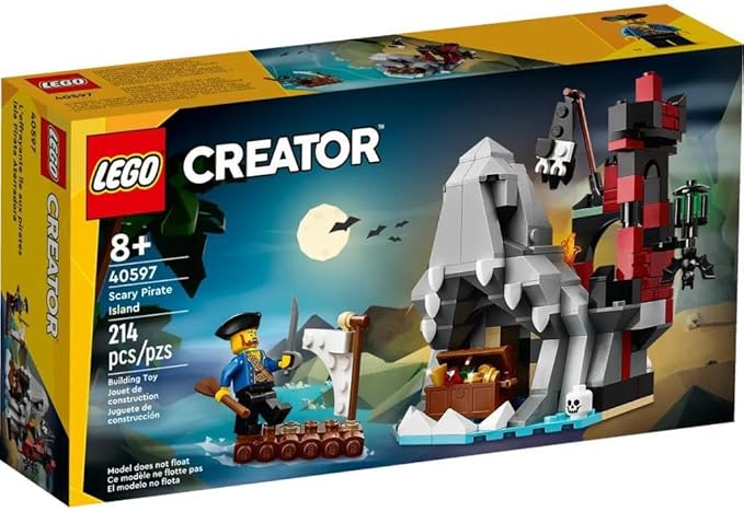 LEGO Scary Pirate Island GWP Building Set (40597 214 pcs)